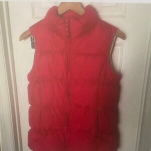 Red Puffer Vest
